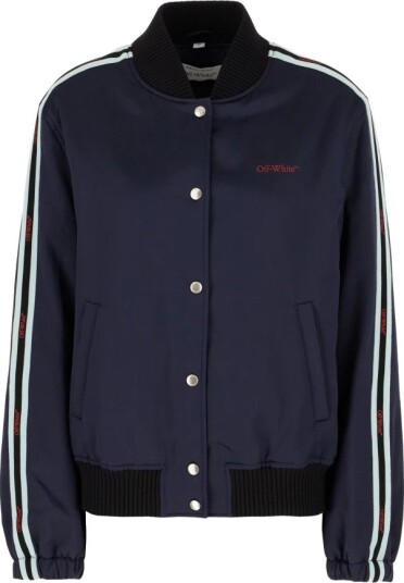 Off White, Dame, Jakker, Blå, S,