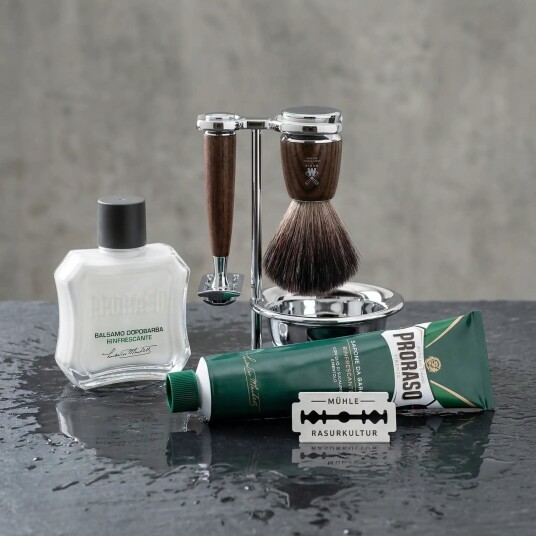Startsett til tradisjonell barbering - Rytmo - 4 deler START-03-220-ALO-21
