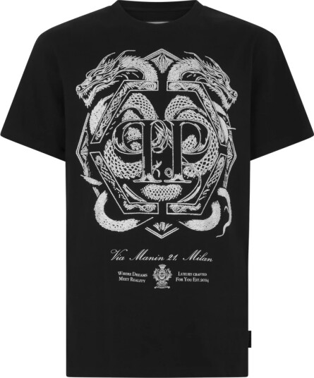 Philipp Plein Herre Topper Svart XL,