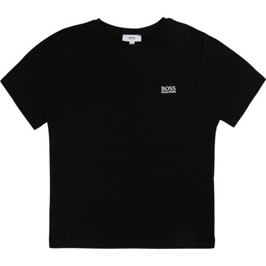 Hugo Boss Boy Short Sleeves T-Shirt Black 10 år