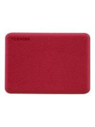 Toshiba Canvio Advance 4TB Ekstern Harddisk Rød 2.5" USB 3.2 Gen 1