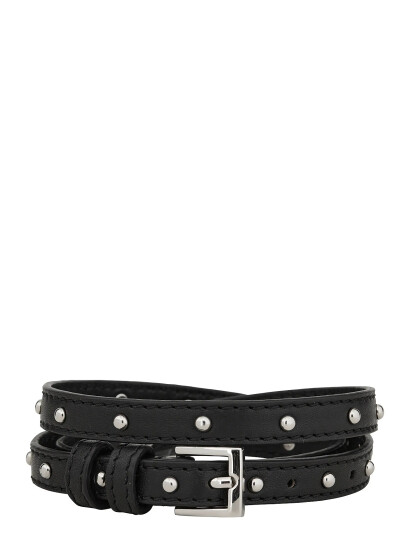 Becksöndergaard Nappa Stud Aria Belt - Black - M/L Becksöndergaard Nappa Stud Aria Belt - Black - M/L