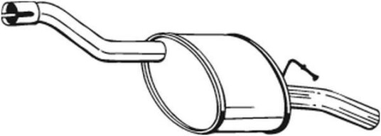Bakre eksospotte BOSAL 154 607 Bakre eksospotte BOSAL 154 607