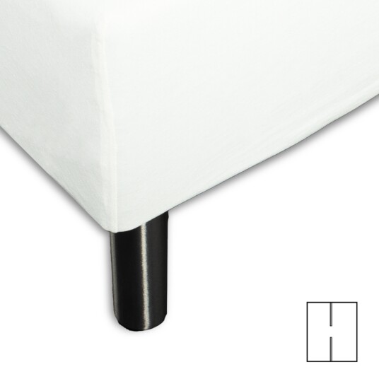 Nordstrand Home Splittlaken 180x200x40 cm Hvit stretchlaken 100% Bomull Nordstrand Home Splittlaken 180x200x40 cm Hvit stretchlaken 100% Bomull