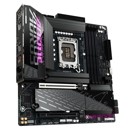 Gigabyte B860M AORUS Elite Hovedkort Micro ATX DDR5 WiFi 6E LGA 1851 Gigabyte B860M AORUS Elite Hovedkort Micro ATX DDR5 WiFi 6E LGA 1851
