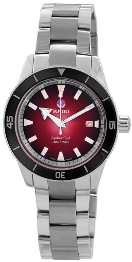 Rado Herreklokke R32105353 Captain Cook Rød/Stål Ø42 mm