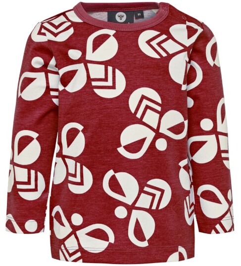 Hummel Genser HMLCharlie Bordeaux m. Over alt Logo 62 Genser Rød