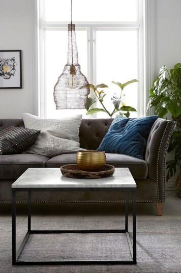 Ellos Home Sofabord Axx Stort 75x75 Svart