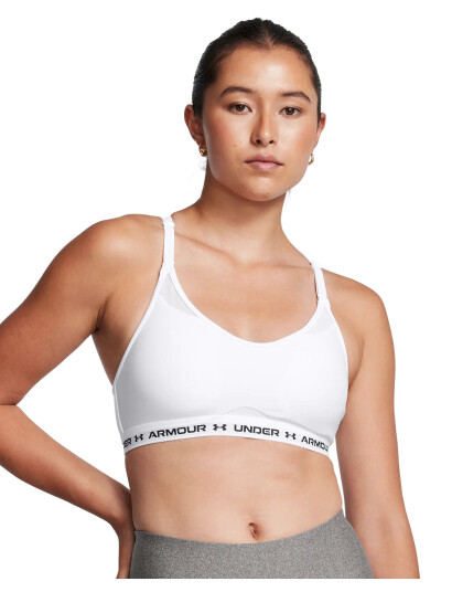 Under Armour Ua Crossback Low Bra - White - XS