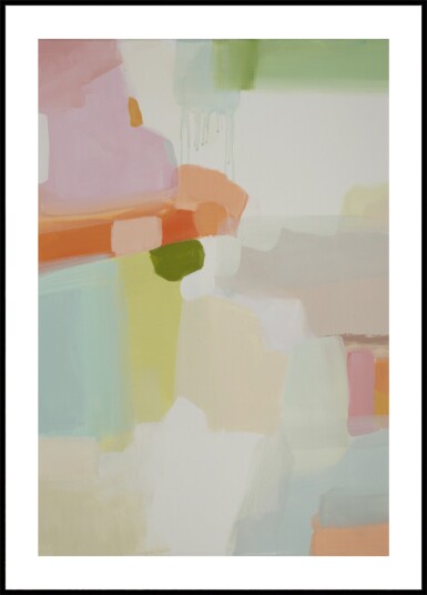 Pastel Abstract 1 Plakat / 30x40