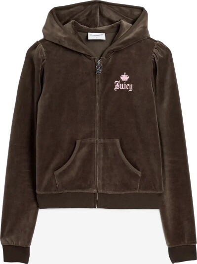 Juicy Couture Live For Juicy Puff Sleeve Hoodie JAVA XXS