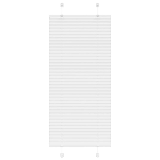 plisségardin Hvit 55x150 cm Stoff Bredde 54,4 Polyester