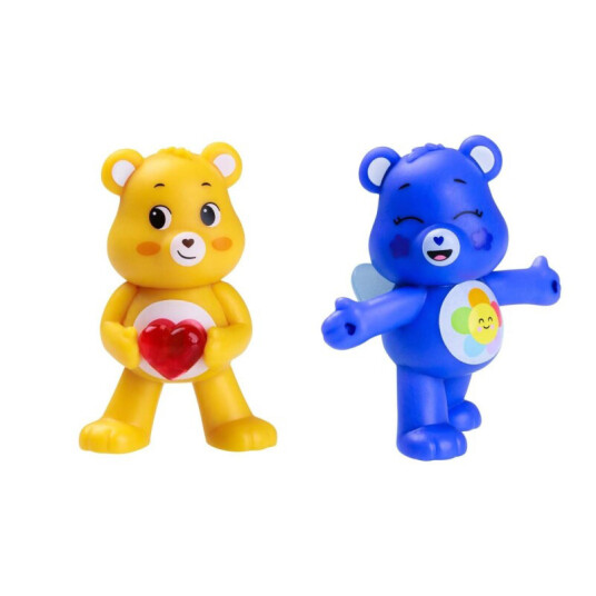Care Bears Figur – Pocket Stars 2 stk 5 cm – Tenderheart Bear og Harmony Bear