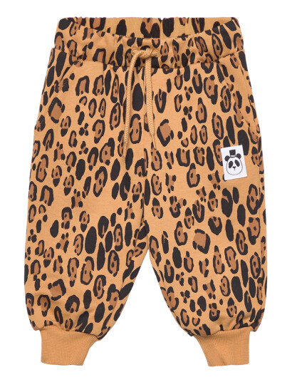 Mini Rodini Basic Leopard Sweatpants - Multi/patterned - 56-62
