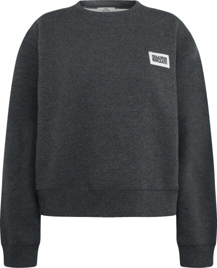 Mads Nørgaard Standard Taylor Sweatshirt   DARK GREY MELANGE   L