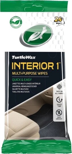 Turtle Wax 54094 Rengj??ringsservietter for bilinteri??r   24 stk
