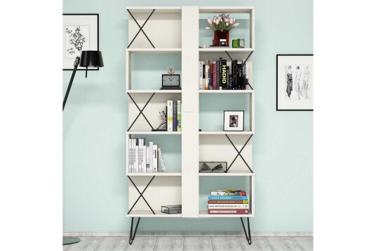 Bokhylle Amtorp 90 cm Brun Bokhylle Amtorp 90 cm Brun