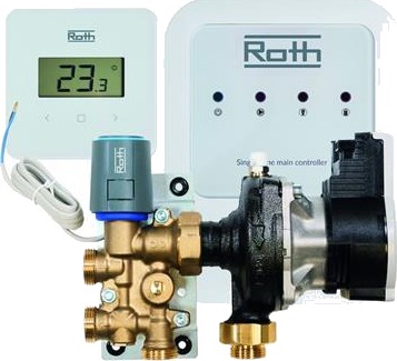 Roth Minishunt Med Trådløs Sl Rumtermostat Roth Minishunt Med Trådløs Sl Rumtermostat