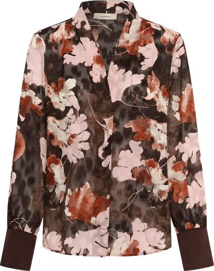 InWear Masoniw V Neck Blouse   Brown   44