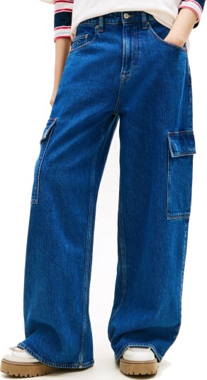 Tommy Jeans Charlie Mr Loose Wd Cargo Bj4133   Blue   25 x 28