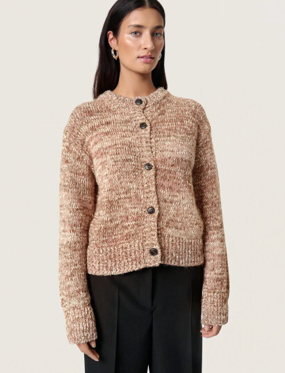 Soaked in Luxury Slmacawi Cardigan - Beige - M