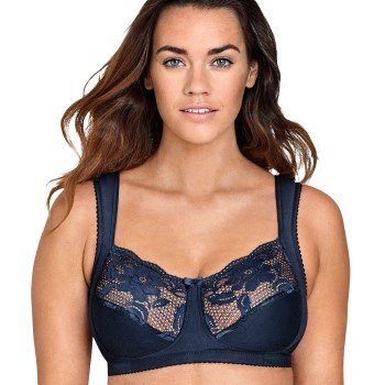 Miss Mary Lovely Lace Soft Bra BH morkbla C 80 Dame