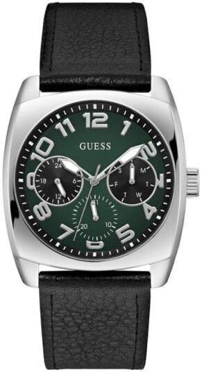 Guess Herreklokke GW0792G1 Multifunction Grønn/Lær Guess Herreklokke GW0792G1 Multifunction Grønn/Lær
