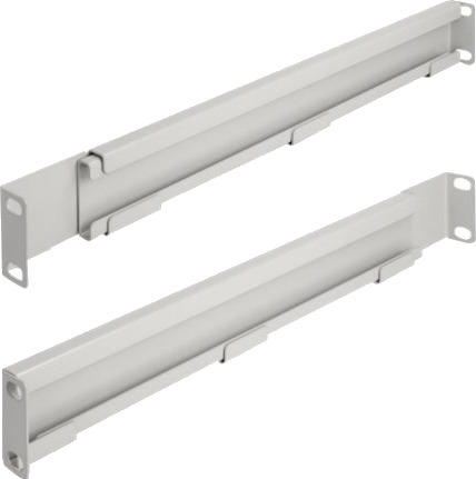 Delock Rack-Brakett Adjustable Length 368-600 Mm Side Grå 1U 19" En Pakke 2 66886