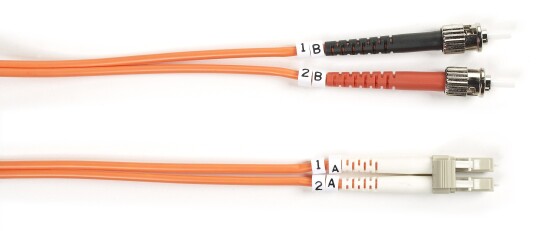 BLACK BOX FO Patch Cable Multi-m - LC-ST Duplex 10m Factory Sealed BLACK BOX FO Patch Cable Multi-m - LC-ST Duplex 10m Factory Sealed