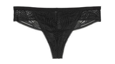 Marc O Polo Lace String Truser Svart polyamid X-Large Dame Marc O Polo Lace String Truser Svart polyamid X-Large Dame