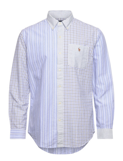 Polo Ralph Lauren Custom Fit Oxford Fun Shirt   Blue   S