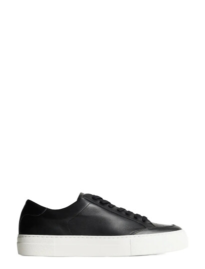 J. Lindeberg Art Signature Leather Sneaker Black 43