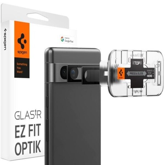 Spigen Google Pixel 7A Spigen Glas.tr Ez Fit Kamera beskyttelse 2-pakke - Svart