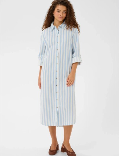 Saint Tropez Zalindasz Shirt Dress   Blue   S