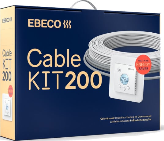 Ebeco Gulvvarme Cable Kit 200 8960863