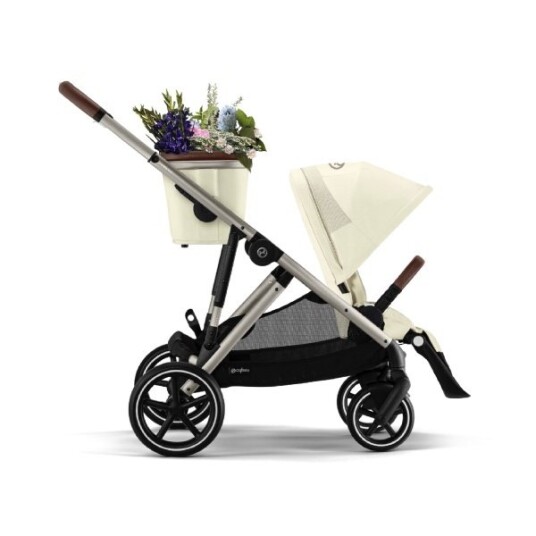 Cybex Søsken-/tvillingvogn Gazelle S  Seashell Beige/Taupe 522002713