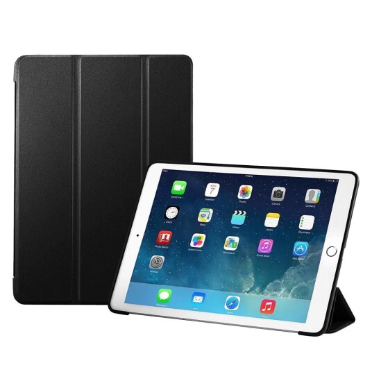 Inf Smartdeksel Til Ipad 5/6 Air 1/2, Sort Stativ 9,7" Inf Smartdeksel Til Ipad 5/6 Air 1/2, Sort Stativ 9,7"