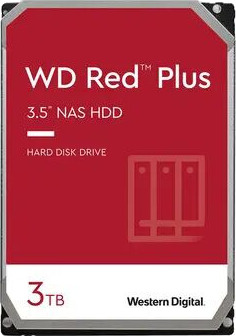 Wd Red Plus 3tb 3.5" 5,400rpm Sata-600