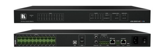 Kramer Afm-20Dsp-Aec - 20Port Audio Matrix Med Dsp, Aec Og Utskiftbare Innganger Og Utganger