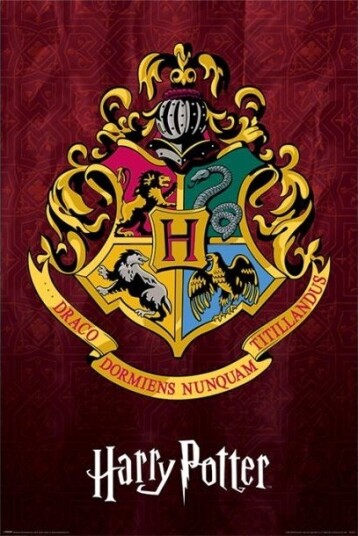 Pan Vision Hogwarts Våbenskjold Plakat Pan Vision Hogwarts Våbenskjold Plakat