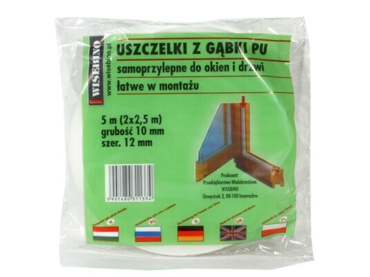 Stomil Sanok Svamptetning 10X8mm 5M 1 Stk. Stomil Sanok Svamptetning 10X8mm 5M 1 Stk.