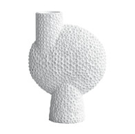 Sphere Vase Bubl Shisen Medio Benhvit