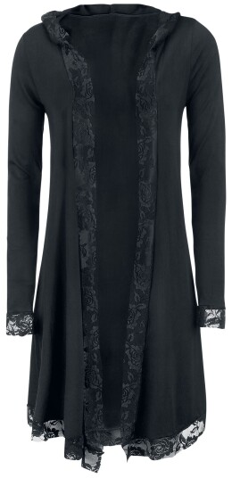 Gothicana by EMP Cardigan - Blonder Cardigan - S til 5XL - Damer - svart Gothicana by EMP Cardigan - Blonder Cardigan - S til 5XL - Damer - svart
