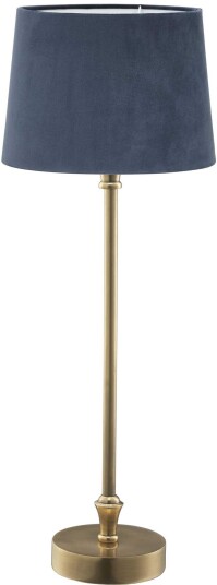 PR Home Liam bordlampe Messing/blå 59 cm Natur