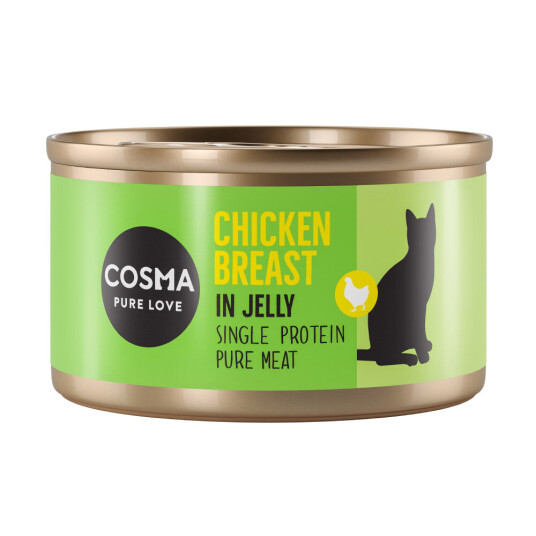 Cosma Økonomipakke Original I Gelé 24 X 85 G Kyllingbryst
