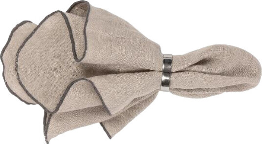 Broste Copenhagen  Gracie tøyserviett 45x45 cm simply taupe