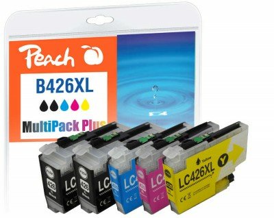 Peach Pi500-396 Høyt (Xl) Utbytte Sort Cyan Fiolblå Gult 120 Ml 55 Ml 5 Stykker Multipakke