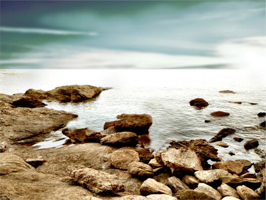 Fototapet Klippestrand 350x270 - Artgeist sp. z o. o.