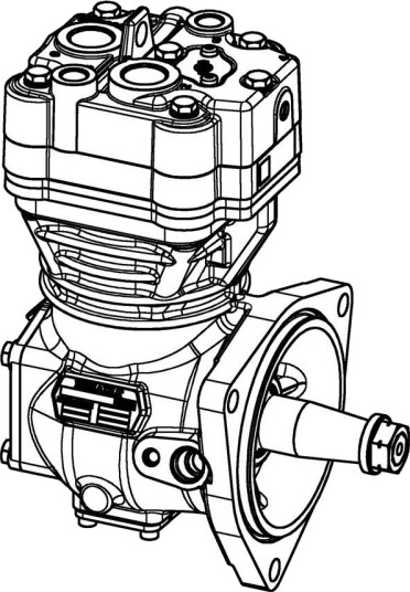 KNORR-BREMSE K162933N00 Kompressor til luftfjæring