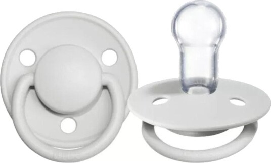 Bibs De Lux Smokk Silikon S Hvit